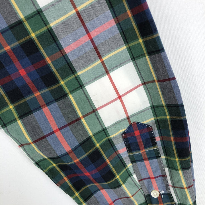 Ralph Lauren Classic Fit Long Sleeve Button Down Check Shirt Men's M cotton multicolor Vintage Second Hand