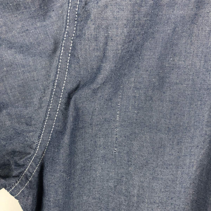 Dickies long-sleeved chambray shirt, men's size M (equivalent to size M) unclear blue type Vintage Second Hand