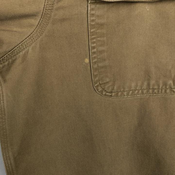 Carhartt ORIGINAL FIT long sleeve button-down work shirt, men's XL size cotton Beige type Vintage Second Hand