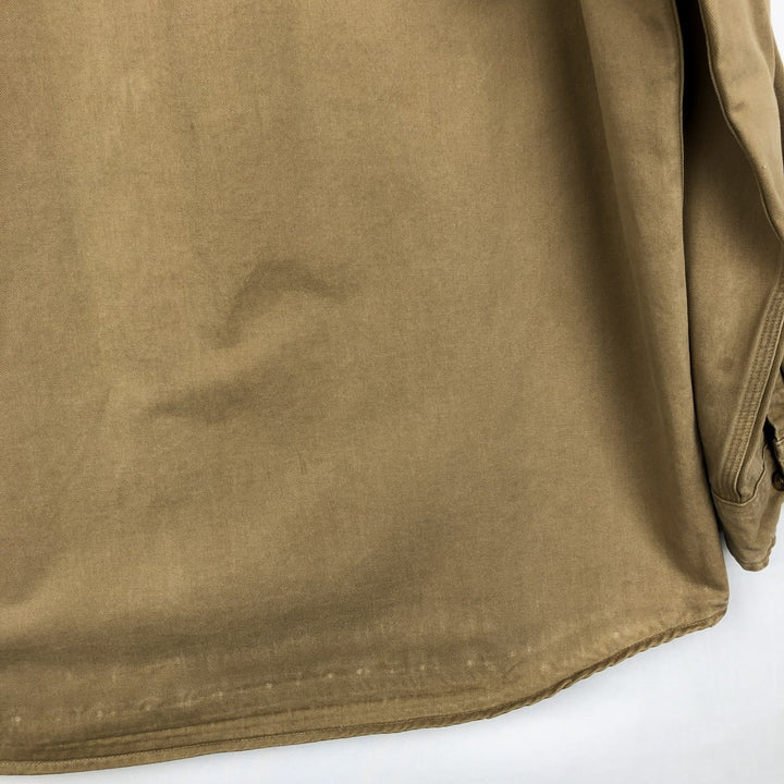 Carhartt ORIGINAL FIT long sleeve button-down work shirt, men's XL size cotton Beige type Vintage Second Hand