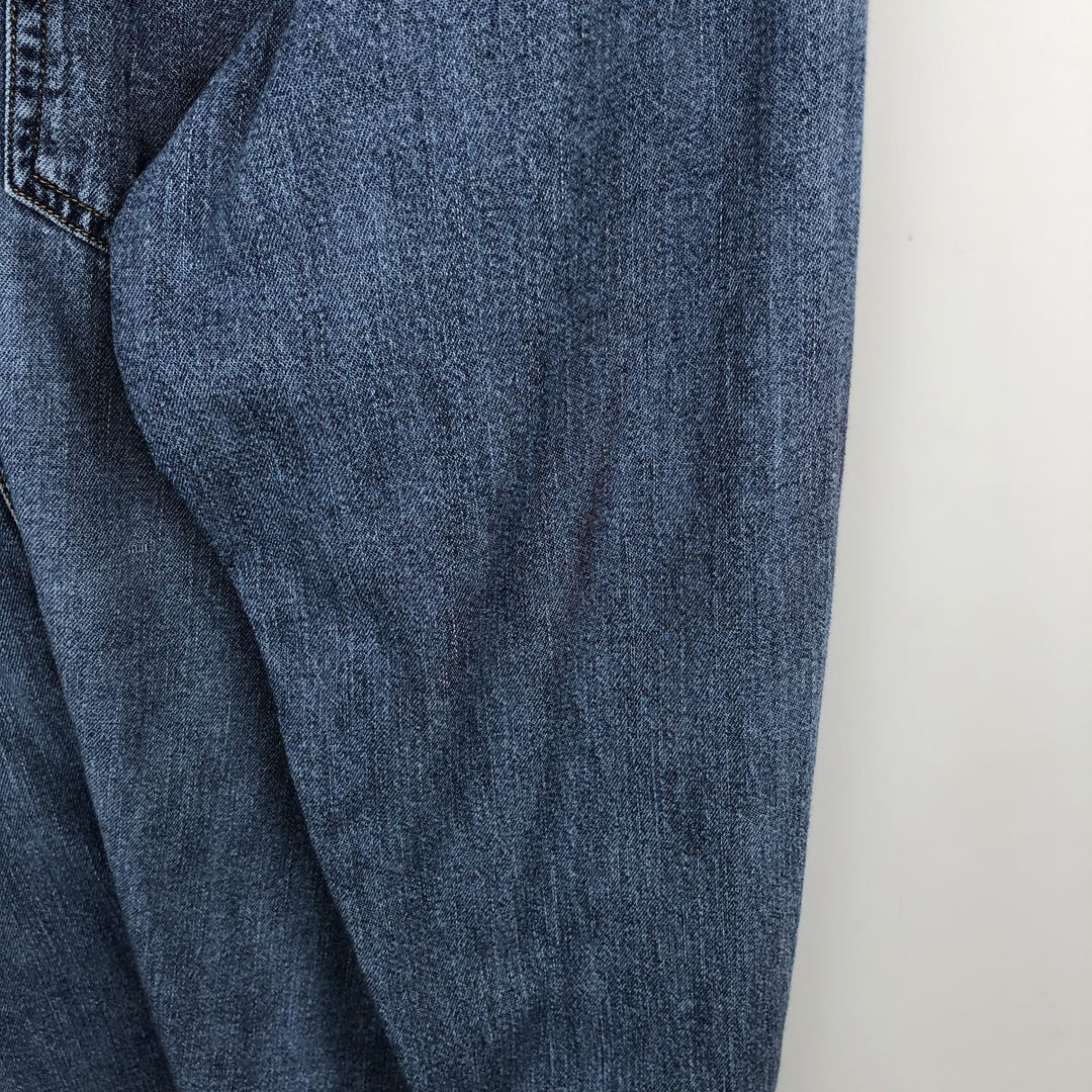 90s-00'S Levi's long-sleeved denim shirt, men's size M equivalent, vintage. cotton blue type Vintage Second Hand