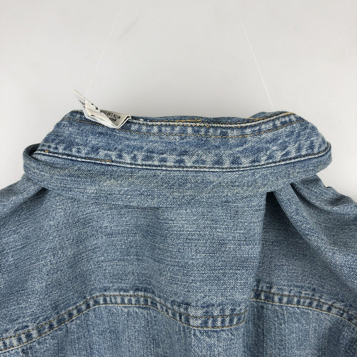 90s-00'S Levi's long-sleeved denim shirt, men's size L equivalent, vintage. cotton blue type Vintage Second Hand