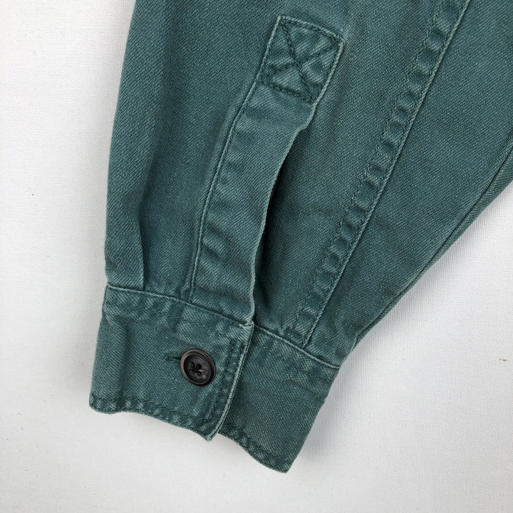 90'S Vintage Levi's Long Sleeve Denim Shirt, Men's Size Medium cotton green type Vintage Second Hand