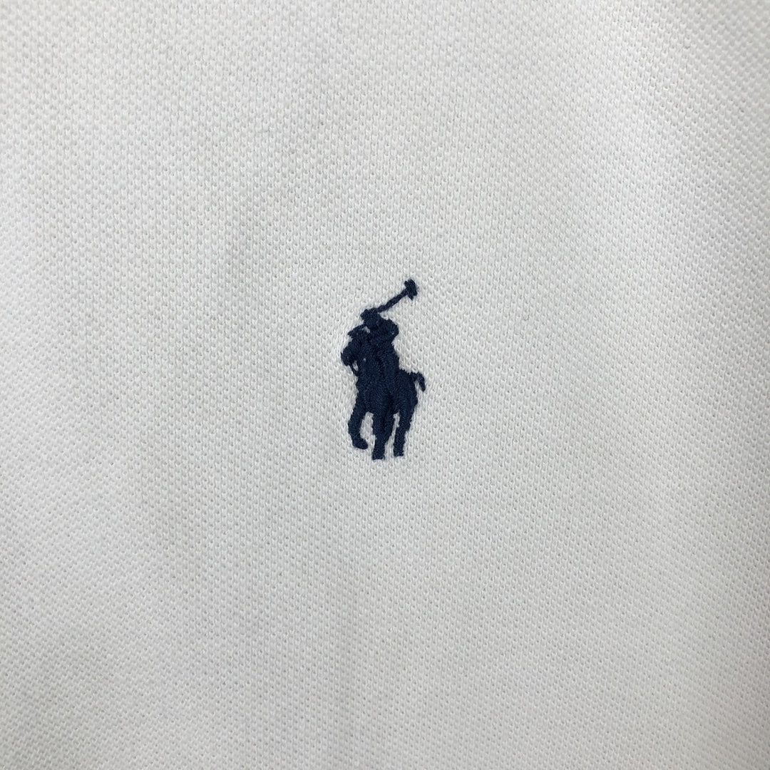 Ralph Lauren POLO RALPH LAUREN CUSTOM SLIM FIT short sleeve polo shirt men's XL equivalent cotton black type Vintage Second Hand