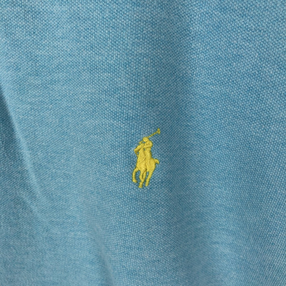 Ralph Lauren POLO RALPH LAUREN CLASSIC FIT short sleeve polo shirt men's XL equivalent cotton Blue type light blue Vintage Second Hand