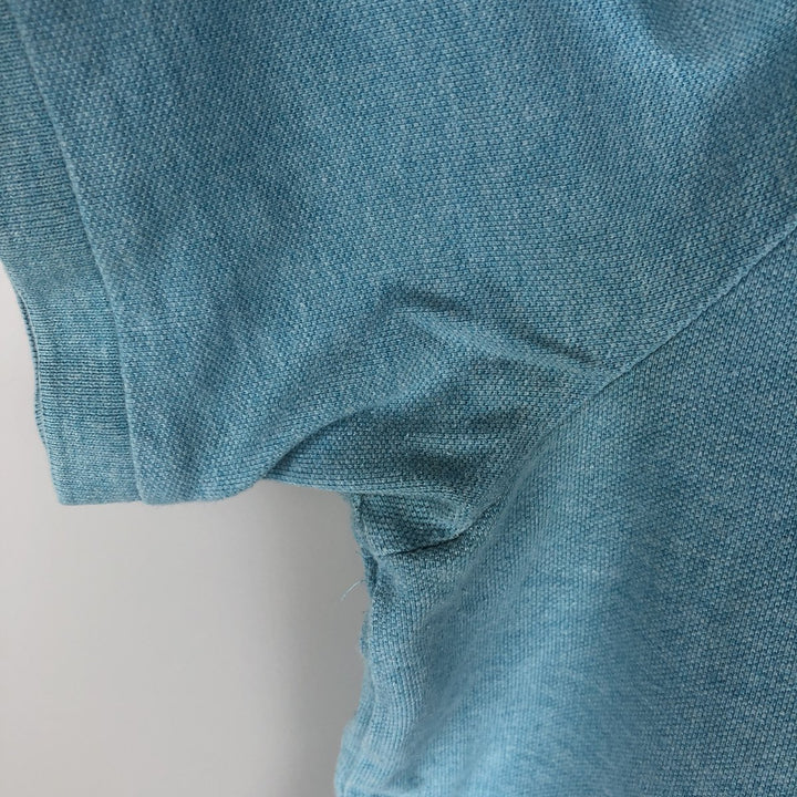 Ralph Lauren POLO RALPH LAUREN CLASSIC FIT short sleeve polo shirt men's XL equivalent cotton Blue type light blue Vintage Second Hand
