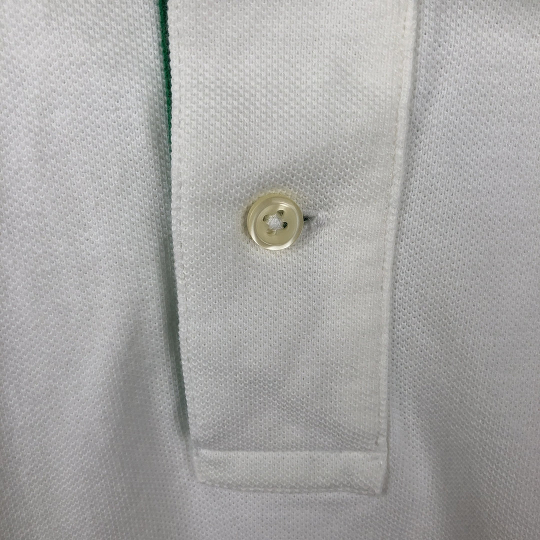 Ralph Lauren POLO RALPH LAUREN CLASSIC FIT Advertising Short-Sleeve Polo Shirt, Men's Size XL (approx.) cotton white type Vintage Second Hand