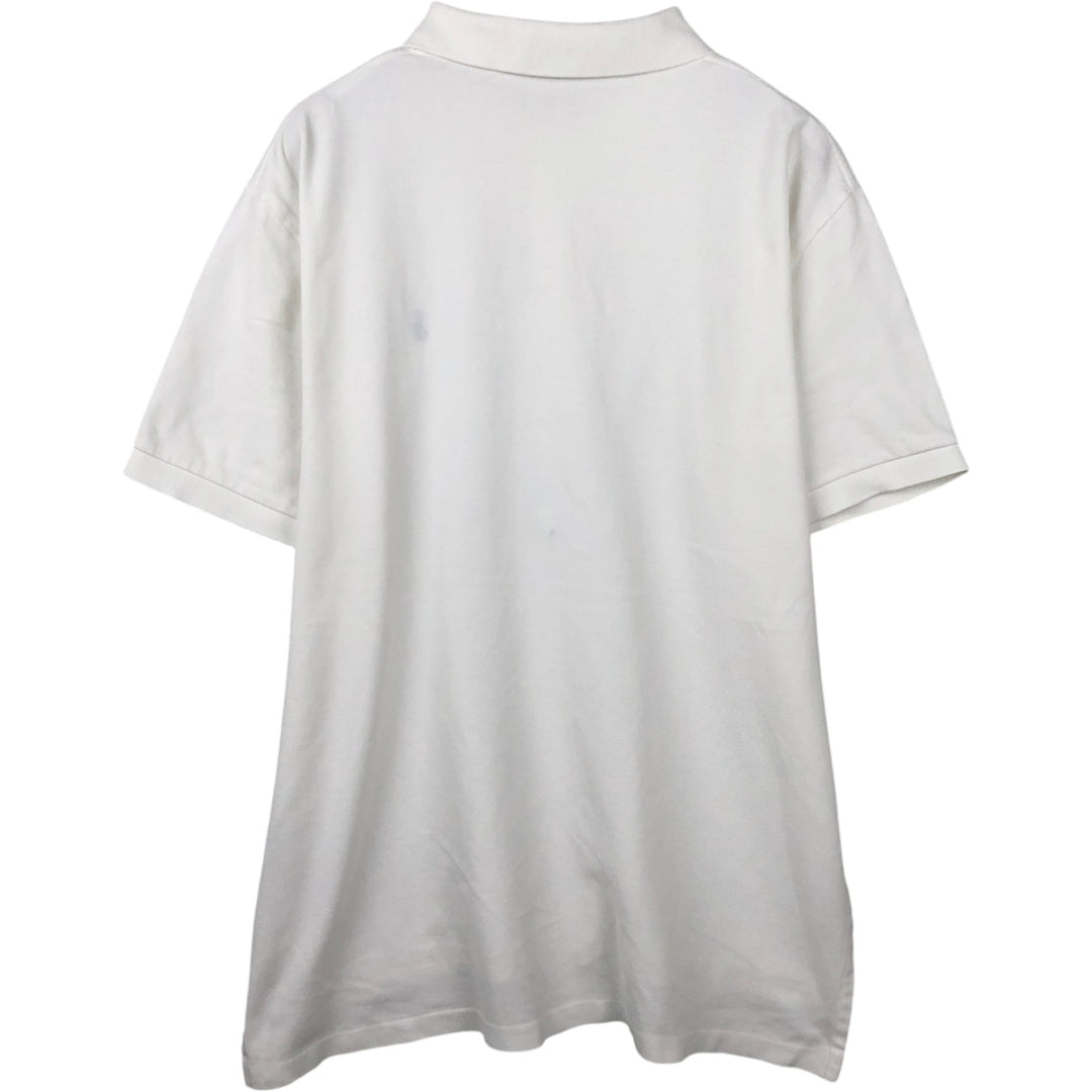 Ralph Lauren POLO RALPH LAUREN short sleeve polo shirt men's XL equivalent cotton white type Vintage Second Hand