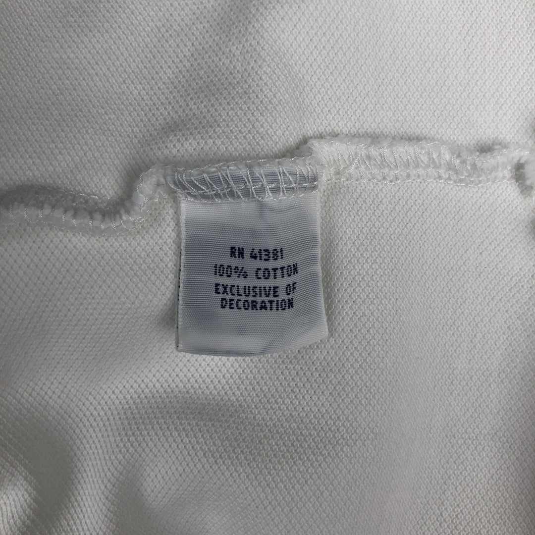 Ralph Lauren POLO RALPH LAUREN short sleeve polo shirt men's XL equivalent cotton white type Vintage Second Hand
