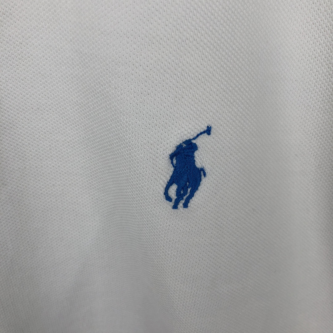 Ralph Lauren POLO RALPH LAUREN short sleeve polo shirt men's XL equivalent cotton white type Vintage Second Hand