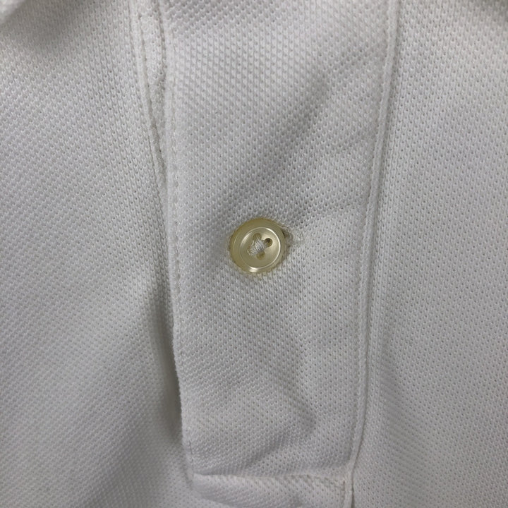 Ralph Lauren POLO RALPH LAUREN short sleeve polo shirt men's XL equivalent cotton white type Vintage Second Hand