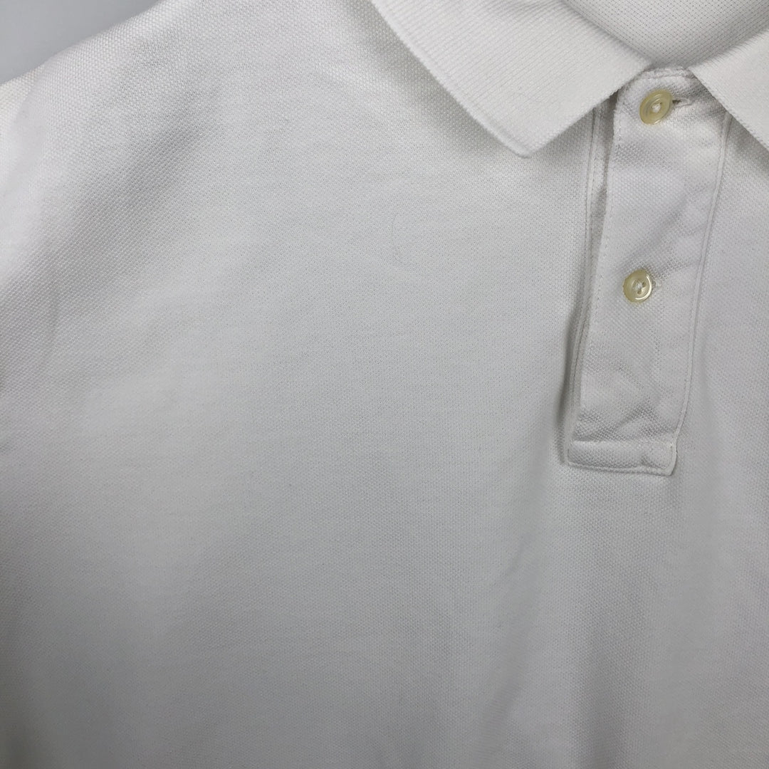 Ralph Lauren POLO RALPH LAUREN short sleeve polo shirt men's XL equivalent cotton white type Vintage Second Hand