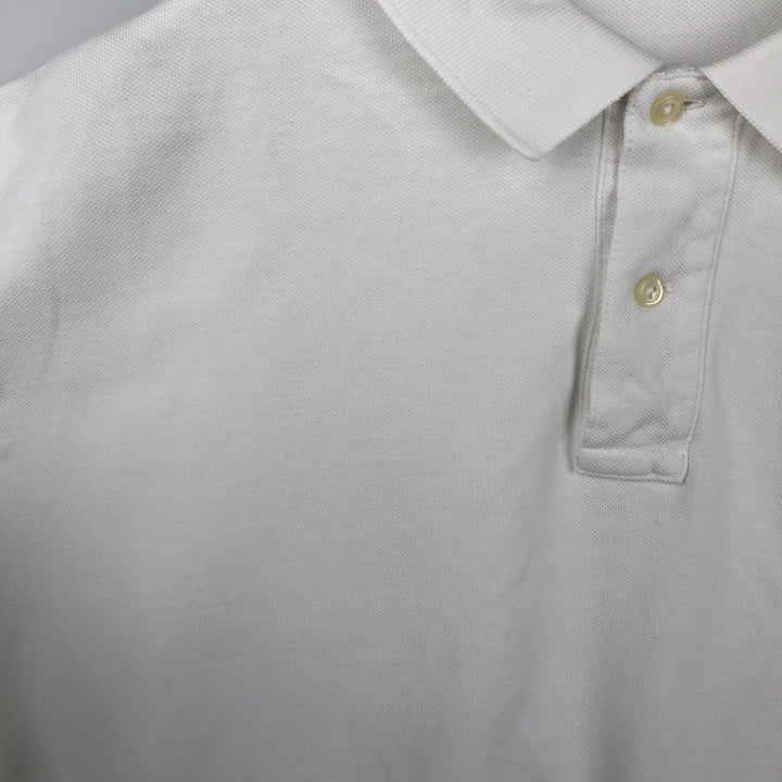 Ralph Lauren POLO RALPH LAUREN short sleeve polo shirt men's XL equivalent cotton white type Vintage Second Hand