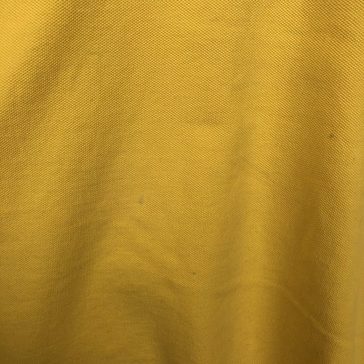 1990'S Tommy Hilfiger Short-Sleeve Polo Shirt, Men's Size XL (Equivalent), Vintage cotton yellow type Vintage Second Hand