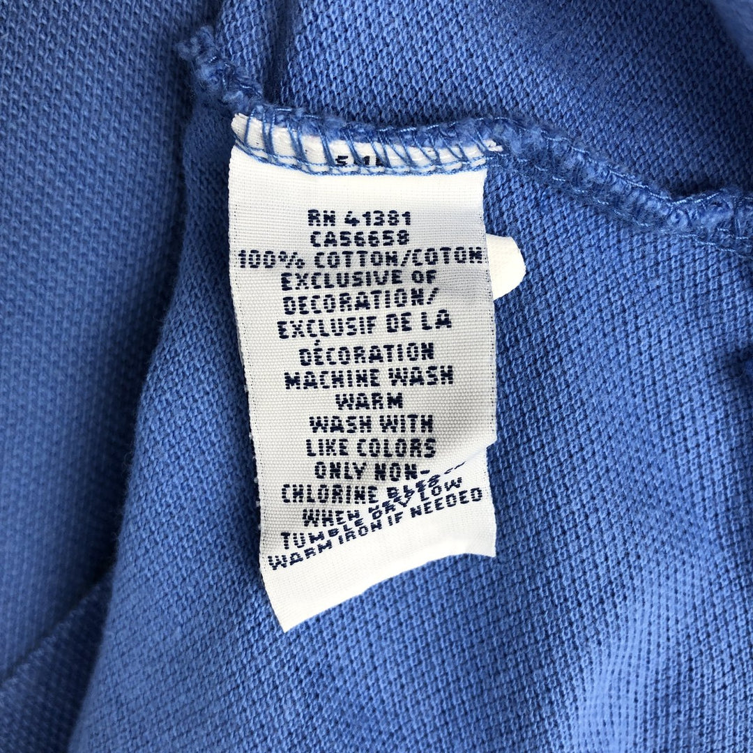 Ralph Lauren POLO RALPH LAUREN SLIM FIT short sleeve polo shirt, men's size L cotton Blue type light blue Vintage Second Hand