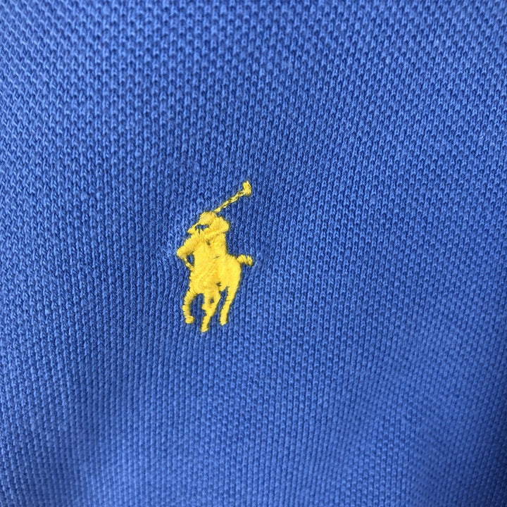 Ralph Lauren POLO RALPH LAUREN SLIM FIT short sleeve polo shirt, men's size L cotton Blue type light blue Vintage Second Hand