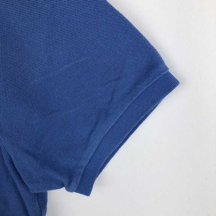 Ralph Lauren POLO RALPH LAUREN SLIM FIT short sleeve polo shirt, men's size L cotton Blue type light blue Vintage Second Hand