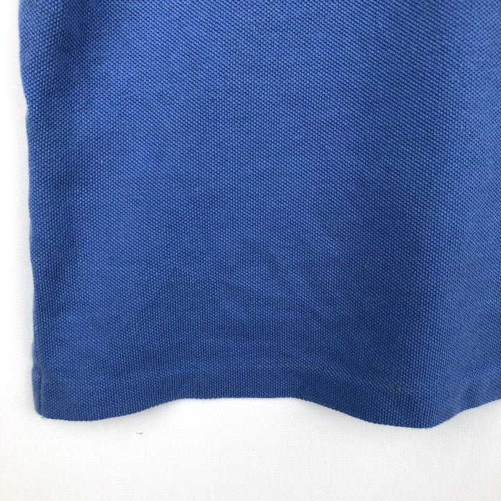 Ralph Lauren POLO RALPH LAUREN SLIM FIT short sleeve polo shirt, men's size L cotton Blue type light blue Vintage Second Hand