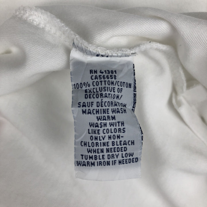 Ralph Lauren POLO RALPH LAUREN short sleeve polo shirt, men's size M cotton white type Vintage Second Hand