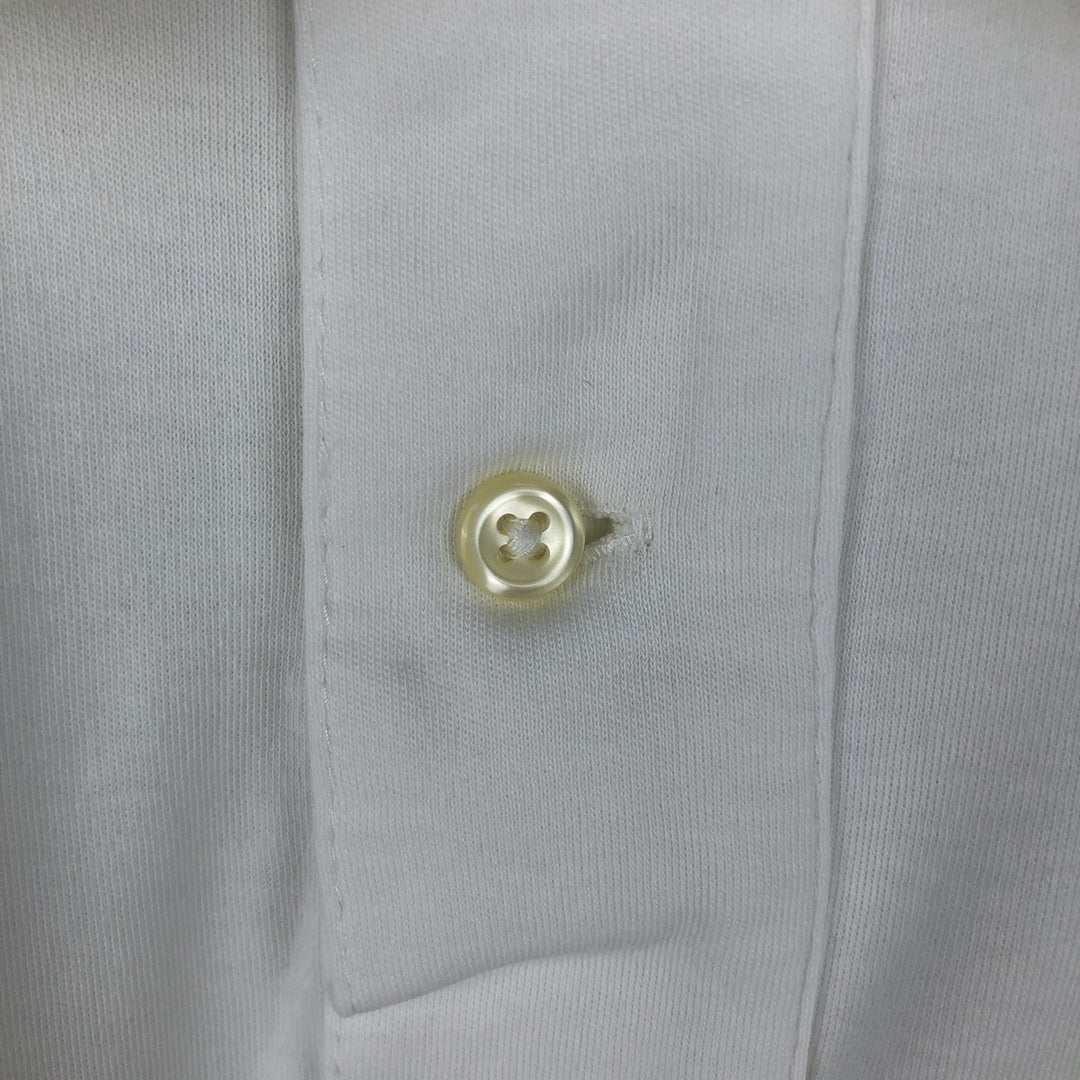 Ralph Lauren POLO RALPH LAUREN short sleeve polo shirt, men's size M cotton white type Vintage Second Hand