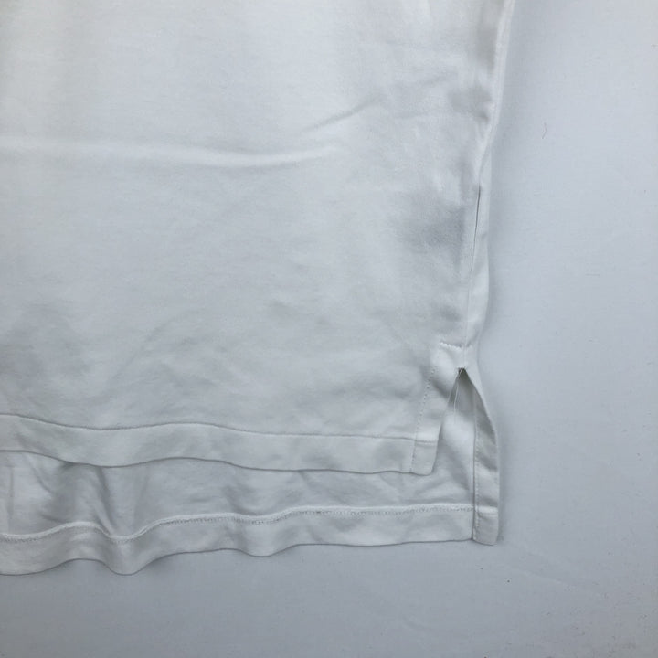 Ralph Lauren POLO RALPH LAUREN short sleeve polo shirt, men's size M cotton white type Vintage Second Hand