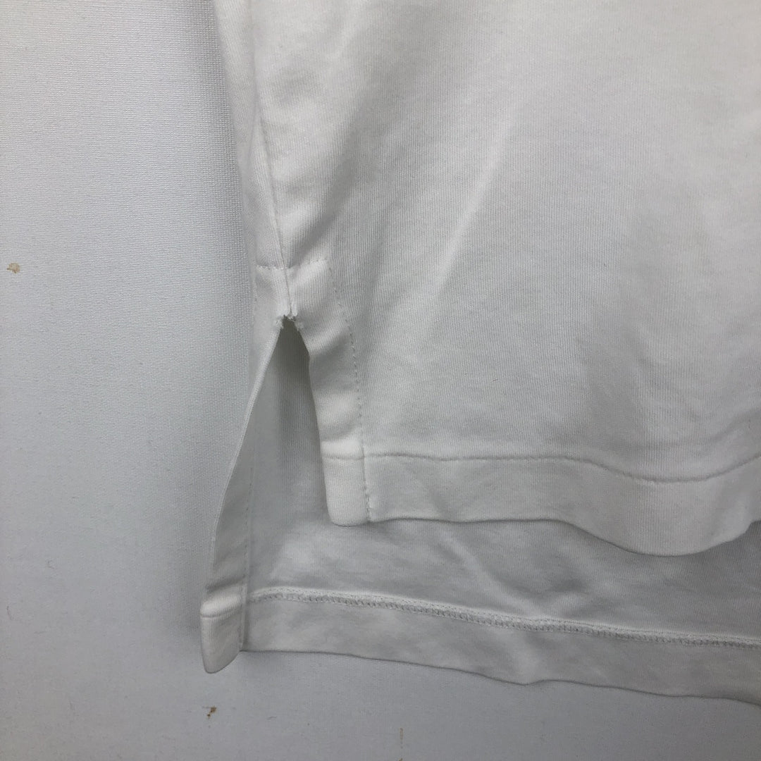 Ralph Lauren POLO RALPH LAUREN short sleeve polo shirt, men's size M cotton white type Vintage Second Hand