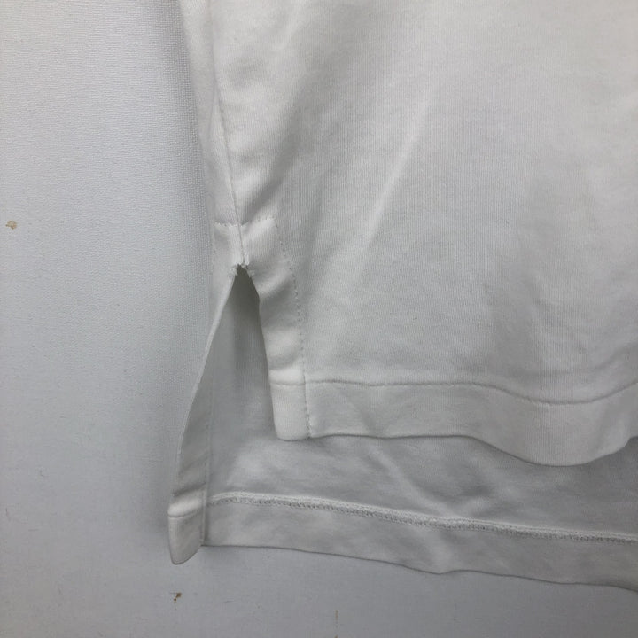 Ralph Lauren POLO RALPH LAUREN short sleeve polo shirt, men's size M cotton white type Vintage Second Hand
