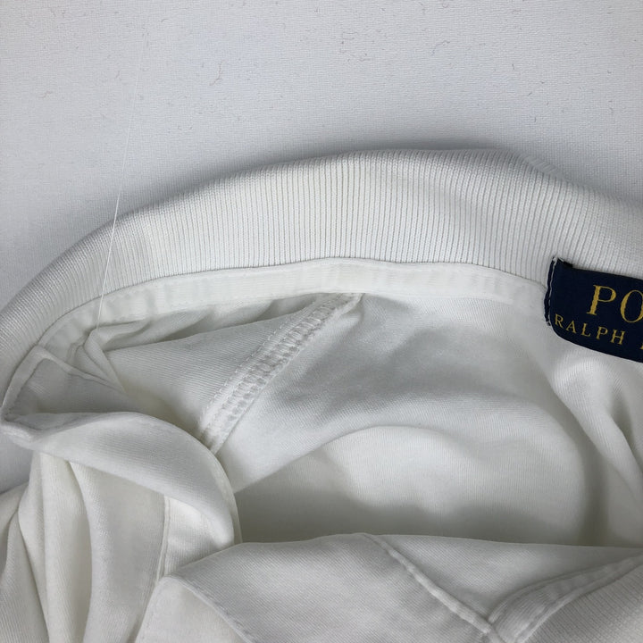 Ralph Lauren POLO RALPH LAUREN short sleeve polo shirt, men's size M cotton white type Vintage Second Hand