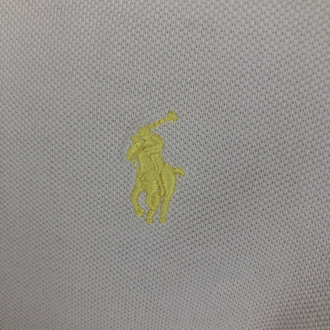 Ralph Lauren POLO RALPH LAUREN CUSTOM FIT short sleeve polo shirt men's M equivalent cotton pink type Vintage Second Hand