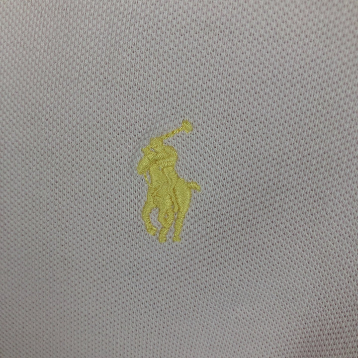 Ralph Lauren POLO RALPH LAUREN CUSTOM FIT short sleeve polo shirt men's M equivalent cotton pink type Vintage Second Hand