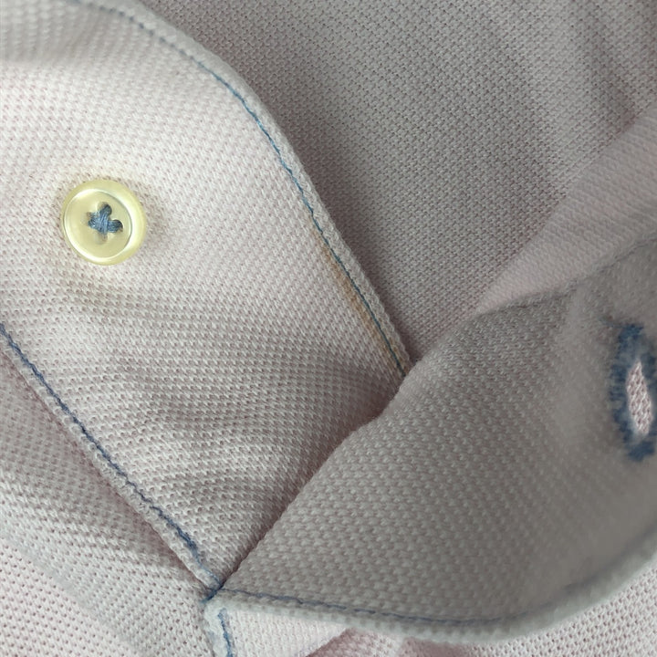 Ralph Lauren POLO RALPH LAUREN CUSTOM FIT short sleeve polo shirt men's M equivalent cotton pink type Vintage Second Hand