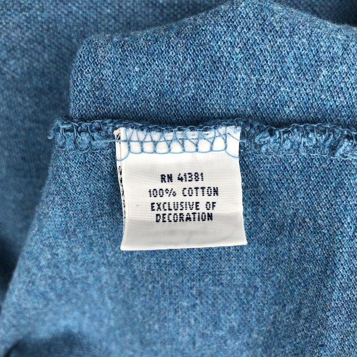 Ralph Lauren POLO RALPH LAUREN short sleeve polo shirt men's XL equivalent cotton Blue type light blue Vintage Second Hand