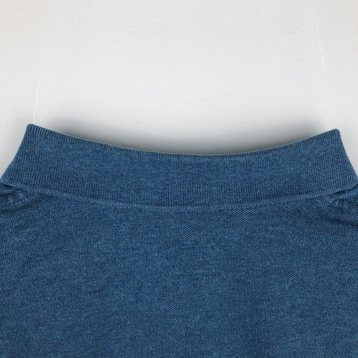 Ralph Lauren POLO RALPH LAUREN short sleeve polo shirt men's XL equivalent cotton Blue type light blue Vintage Second Hand