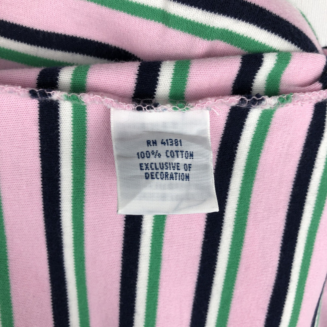 Ralph Lauren POLO RALPH LAUREN Multi-stripe Short-Sleeve Polo Shirt, Men's Size XL (approx.) cotton pink type Vintage Second Hand