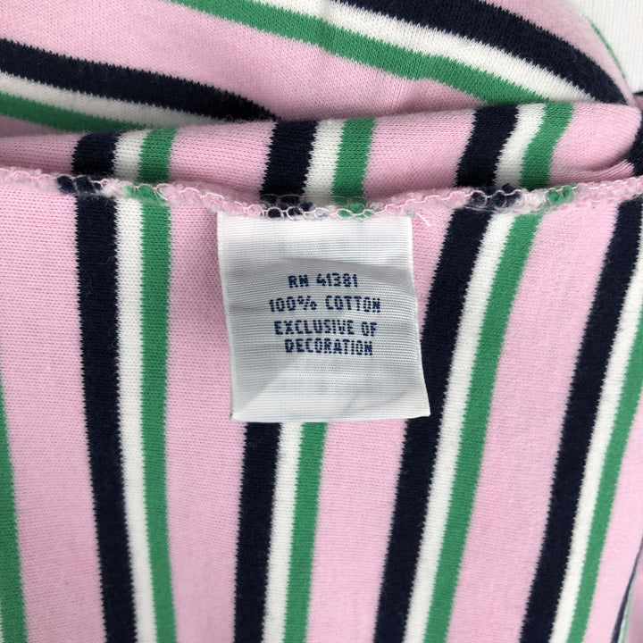 Ralph Lauren POLO RALPH LAUREN Multi-stripe Short-Sleeve Polo Shirt, Men's Size XL (approx.) cotton pink type Vintage Second Hand
