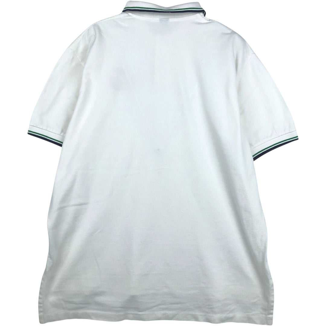 Ralph Lauren POLO by Ralph Lauren short sleeve polo shirt, men's XL size cotton white type Vintage Second Hand