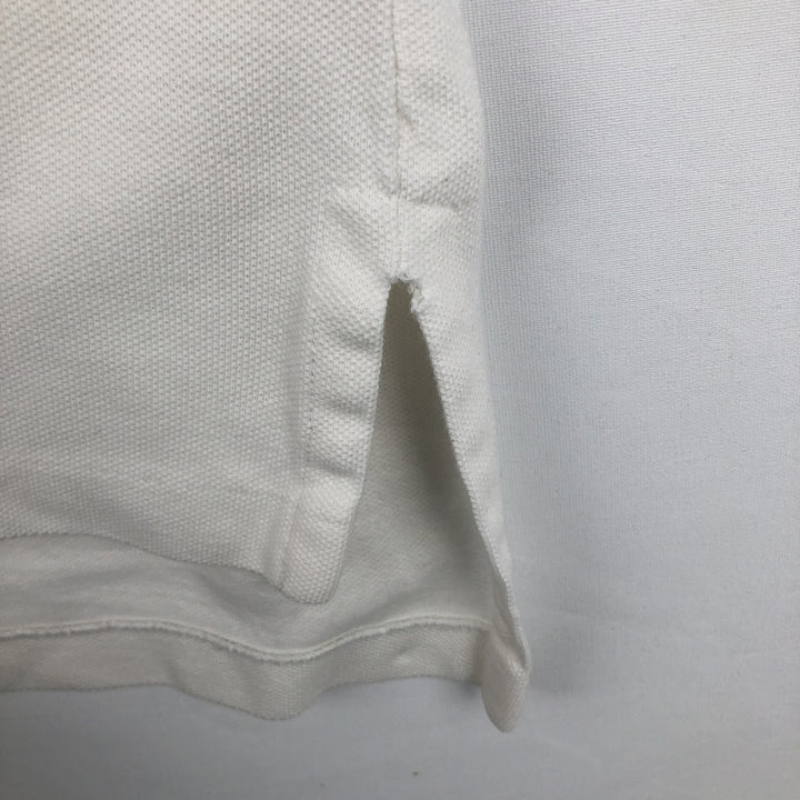 Ralph Lauren POLO by Ralph Lauren short sleeve polo shirt, men's XL size cotton white type Vintage Second Hand