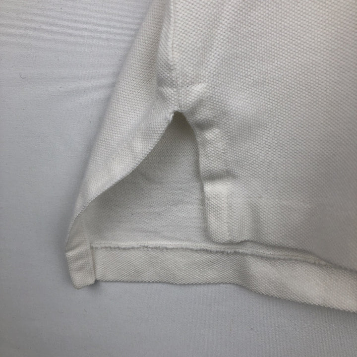 Ralph Lauren POLO by Ralph Lauren short sleeve polo shirt, men's XL size cotton white type Vintage Second Hand