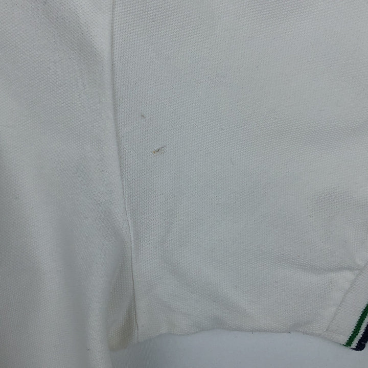 Ralph Lauren POLO by Ralph Lauren short sleeve polo shirt, men's XL size cotton white type Vintage Second Hand