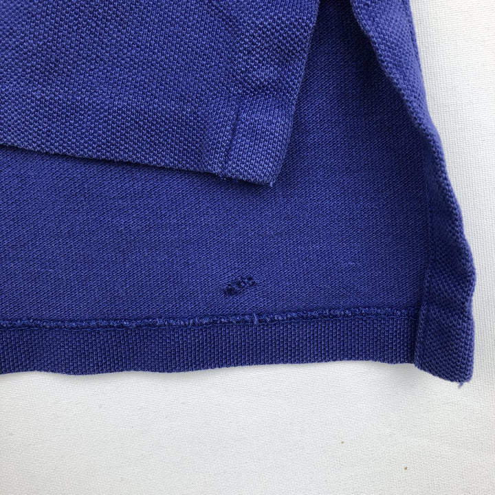 Ralph Lauren POLO by Ralph Lauren short-sleeved polo shirt, Made in USA, Men's size L cotton Purple type blue-purple Vintage Second Hand