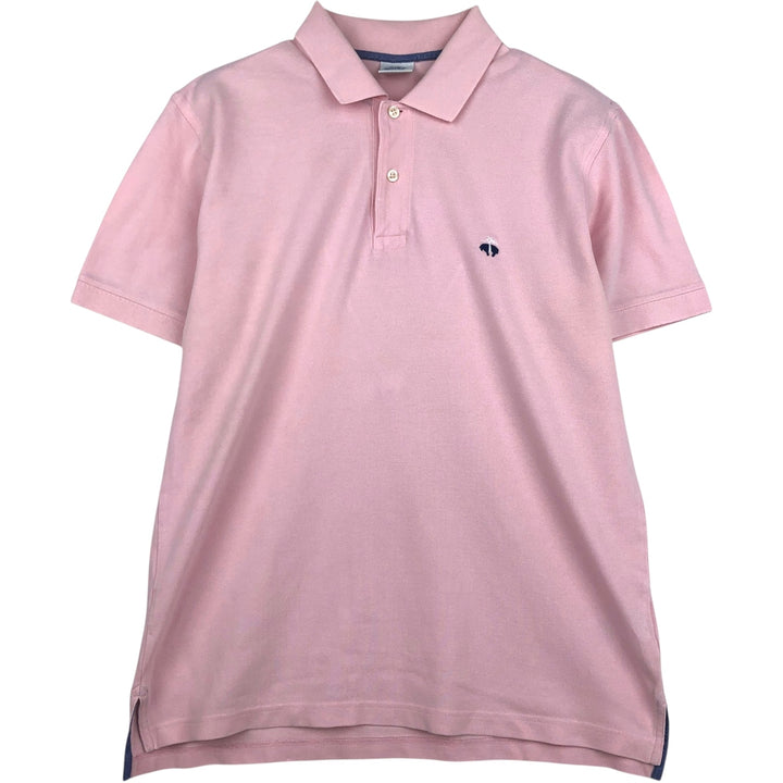 Brooks Brothers 1818 Short-Sleeve Polo Shirt, Men's Size L (approx.) cotton pink type Vintage Second Hand