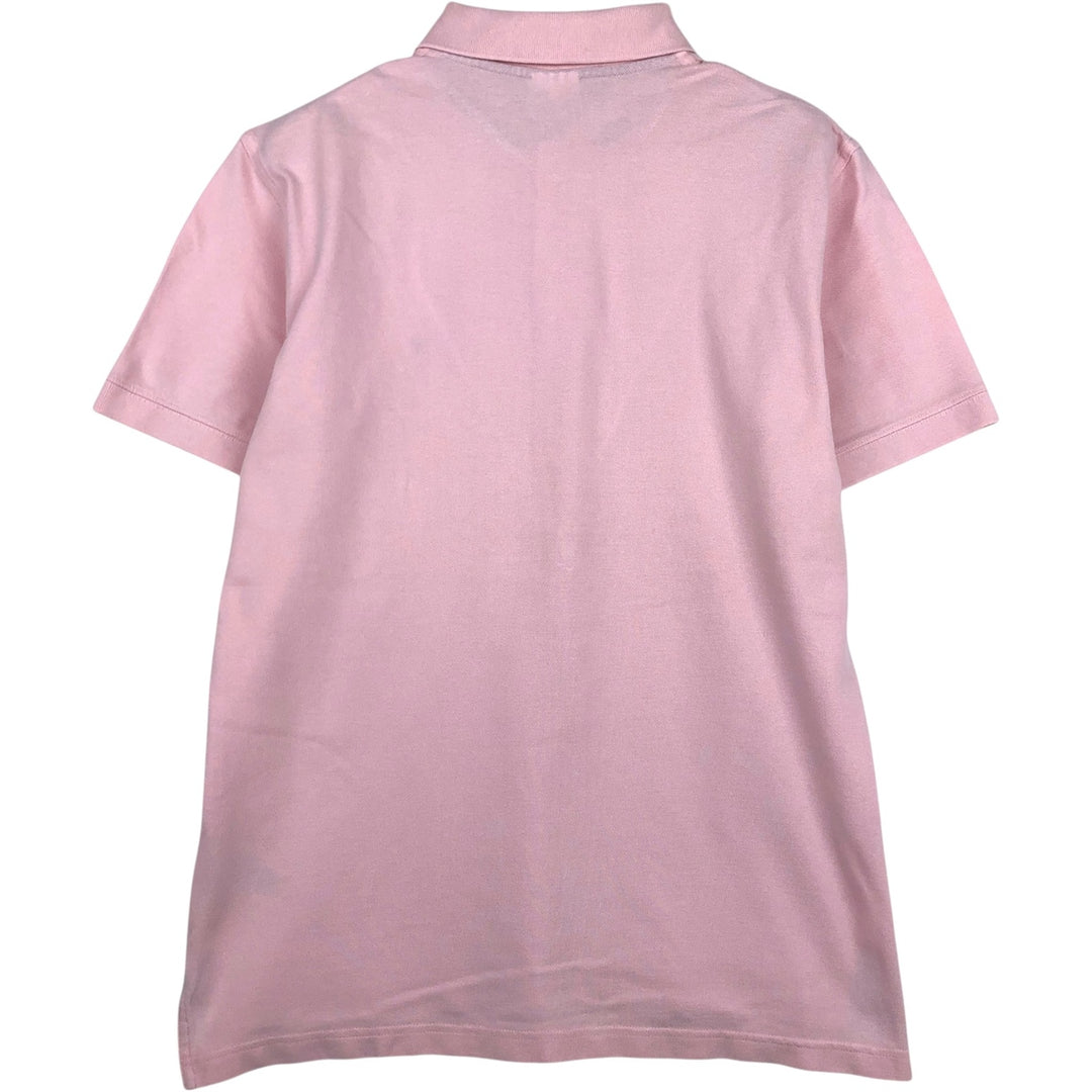 Brooks Brothers 1818 Short-Sleeve Polo Shirt, Men's Size L (approx.) cotton pink type Vintage Second Hand