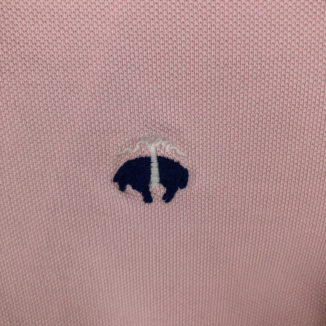 Brooks Brothers 1818 Short-Sleeve Polo Shirt, Men's Size L (approx.) cotton pink type Vintage Second Hand