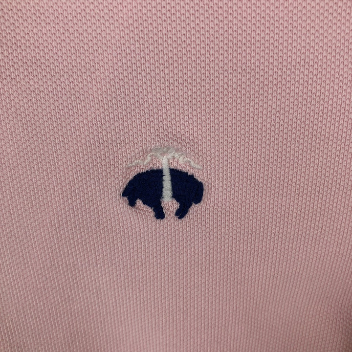Brooks Brothers 1818 Short-Sleeve Polo Shirt, Men's Size L (approx.) cotton pink type Vintage Second Hand