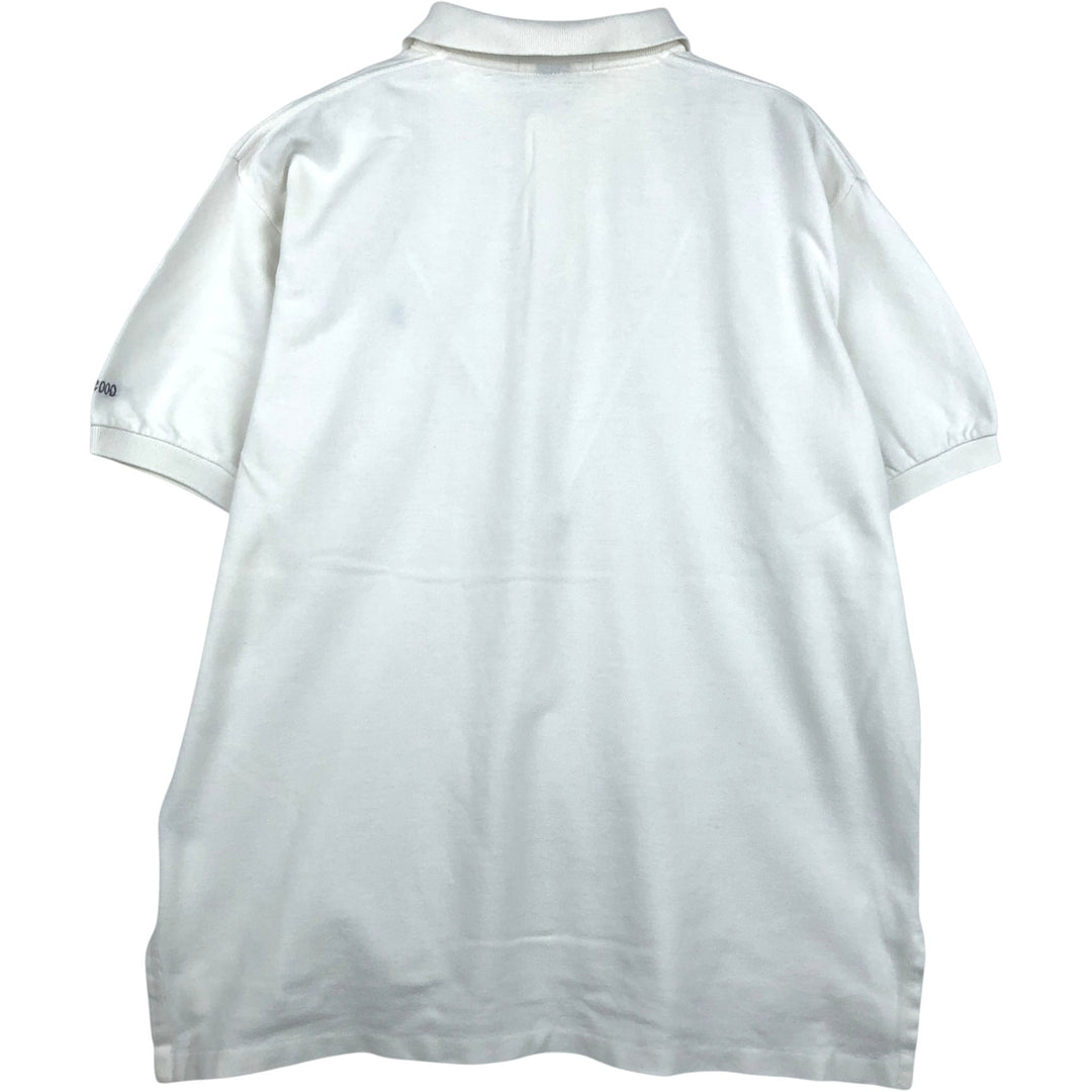 Ralph Lauren POLO by Ralph Lauren short sleeve polo shirt, men's size L cotton white type Vintage Second Hand
