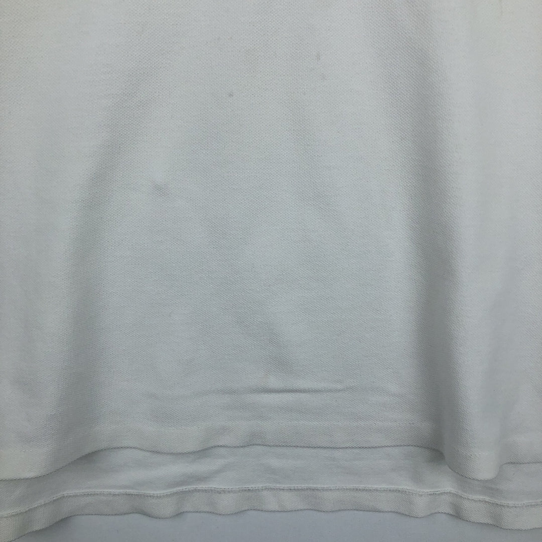 Ralph Lauren POLO by Ralph Lauren short sleeve polo shirt, men's size L cotton white type Vintage Second Hand