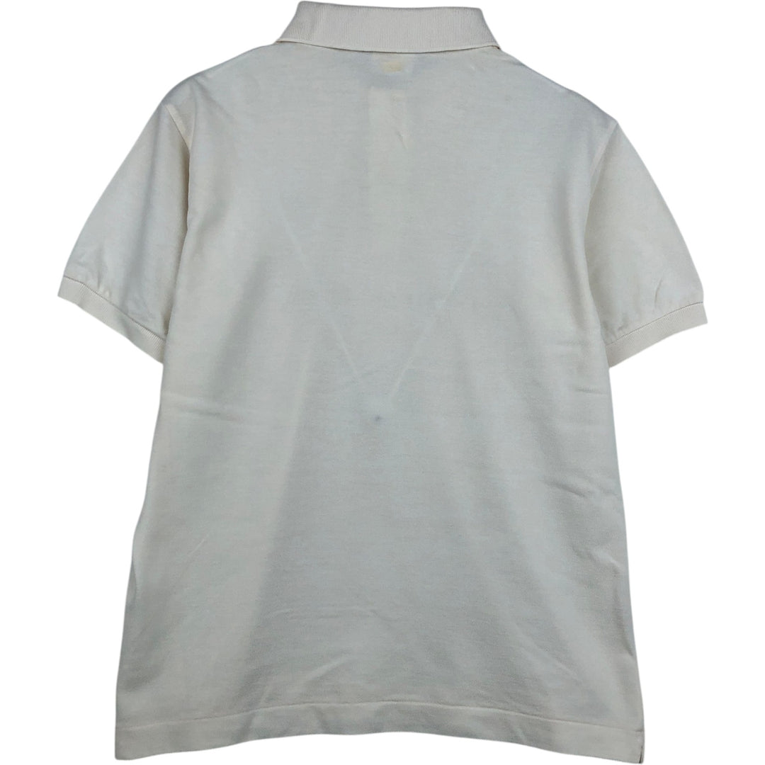 Lacoste LACOSTE Short Sleeve Polo Shirt Size 4 Men's M cotton unbleached Vintage Second Hand