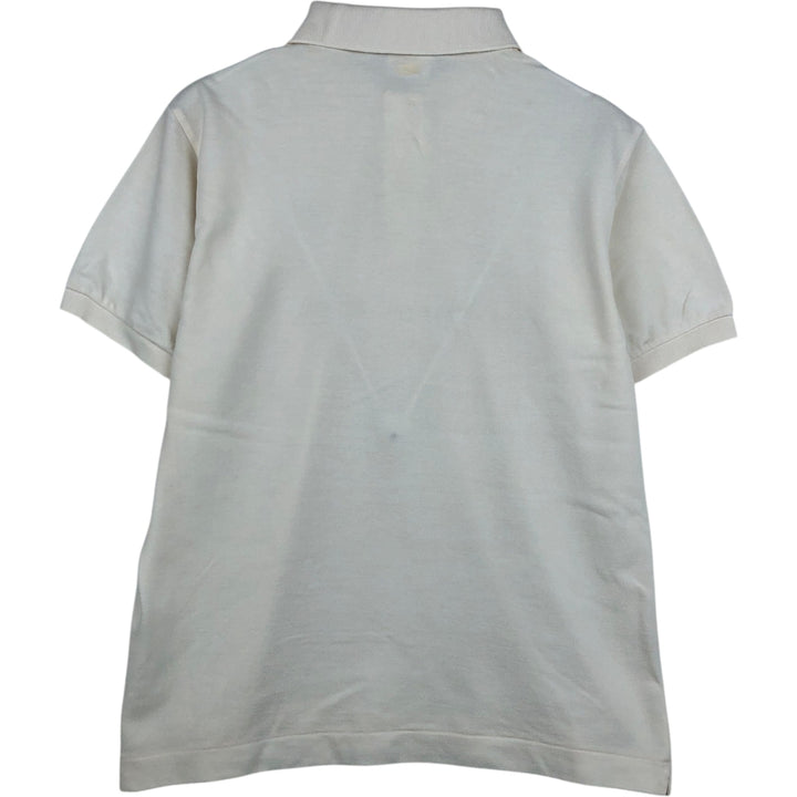 Lacoste LACOSTE Short Sleeve Polo Shirt Size 4 Men's M cotton unbleached Vintage Second Hand