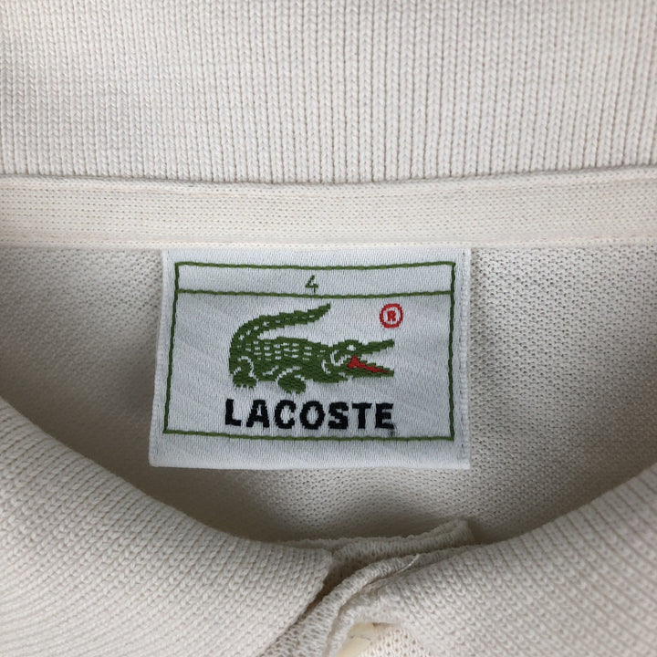 Lacoste LACOSTE Short Sleeve Polo Shirt Size 4 Men's M cotton unbleached Vintage Second Hand