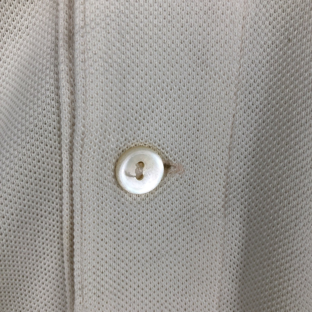 Lacoste LACOSTE Short Sleeve Polo Shirt Size 4 Men's M cotton unbleached Vintage Second Hand